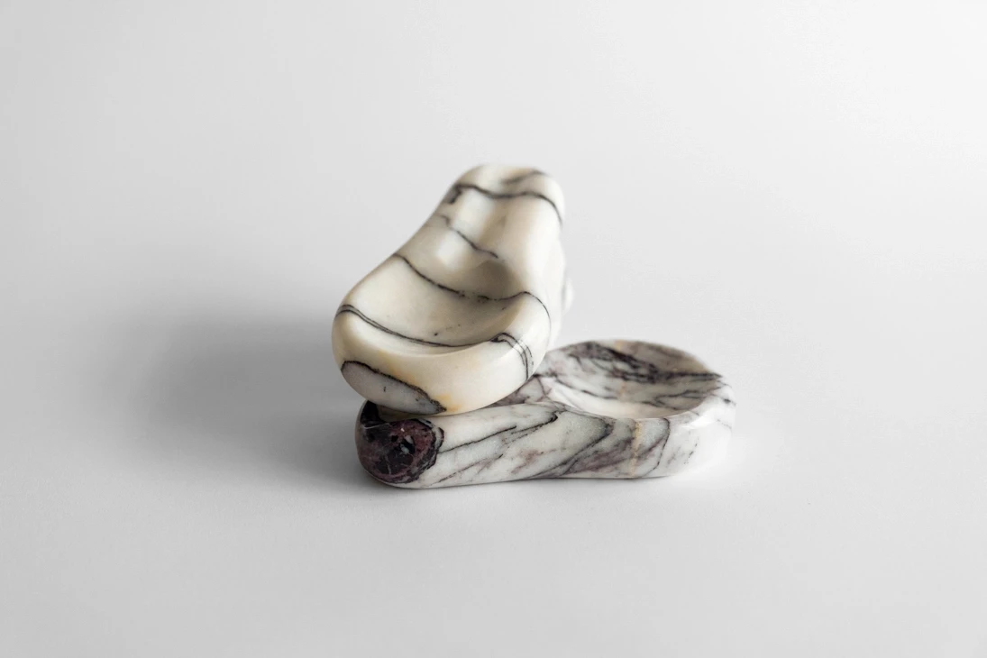 Balloon Leylak Mermer Kaşık Altlığı