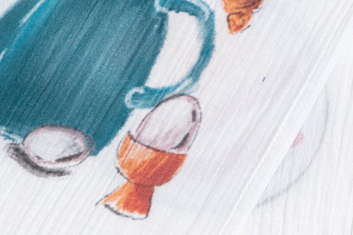 Breakfast Oclock Müslin Mutfak Bezi