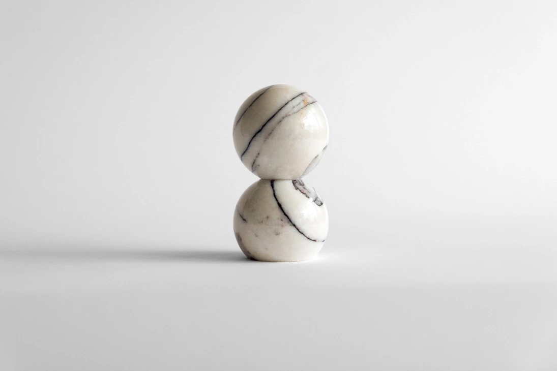 Bomb Leylak Mermer Dekoratif Obje