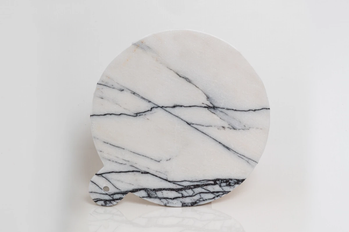 Moon Leylak Mermer Peynir Tabağı